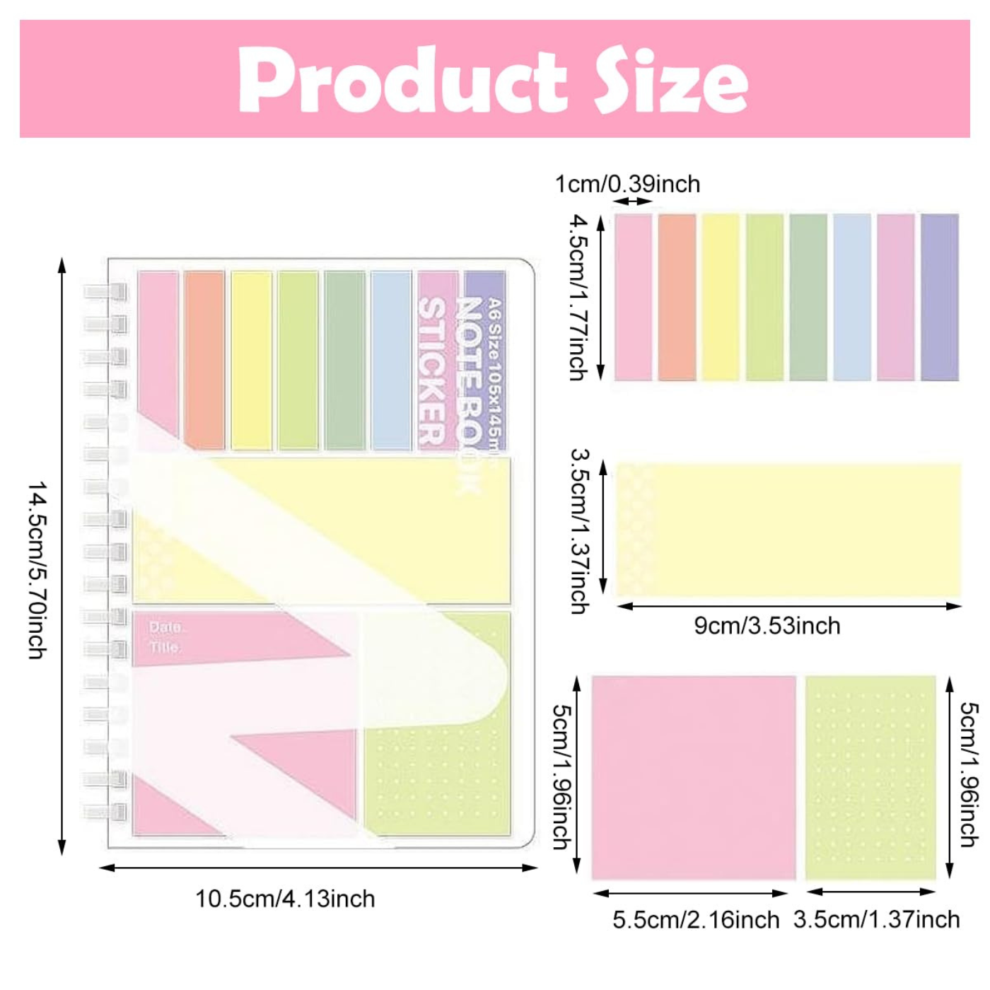 Climberty® A6 Notebook, 60 Sheet Spiral Coil Binder Notebook