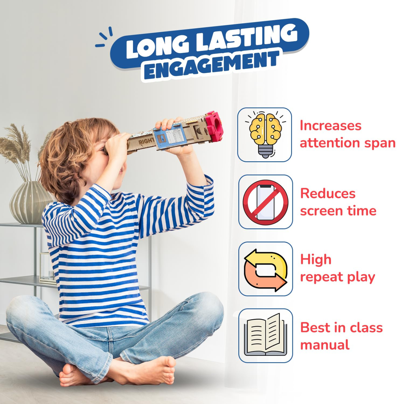 Smartivity Telescope Toy for Kids Age 10, 11, 12, 13, 14 Years Old