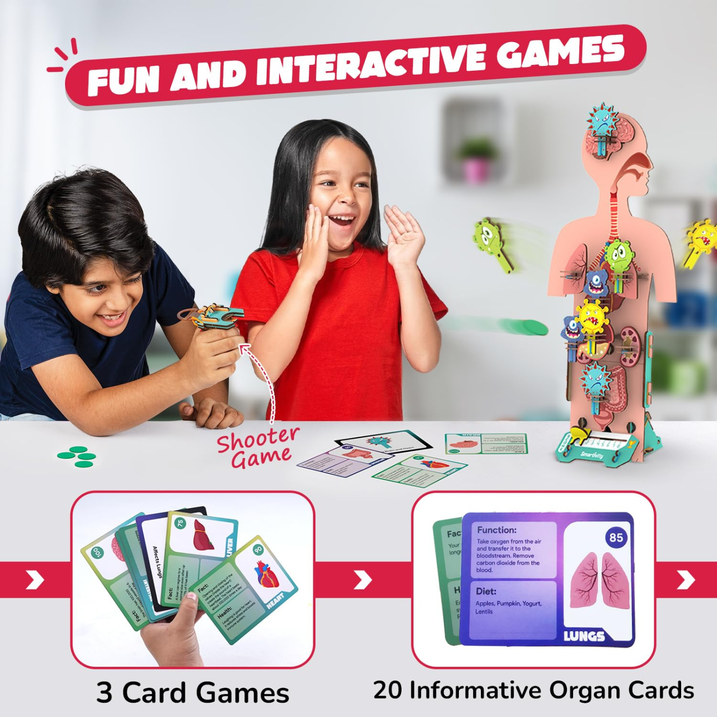 Smartivity Human Body Toy for Kids 6-12 Years