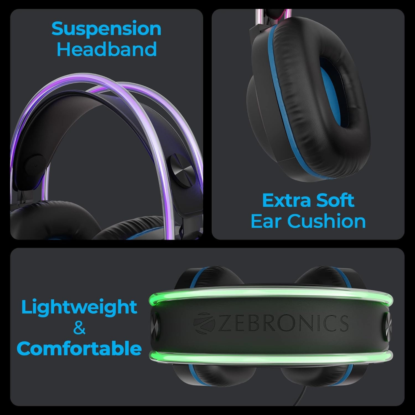 Zebronics Jet PRO Premium Wired Headphones
