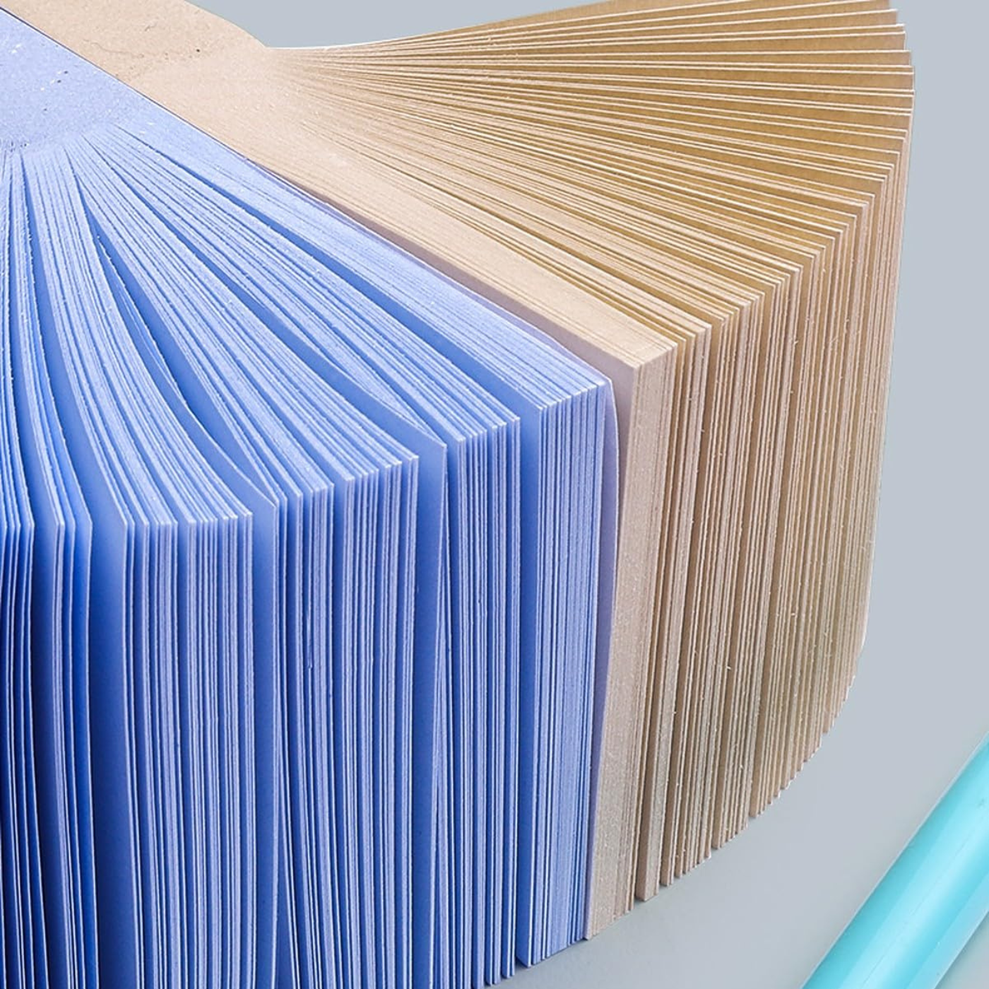 Wolpin Sticky Notes Cube (4 Pastel Morandi Colors, 100 Sheets Each)