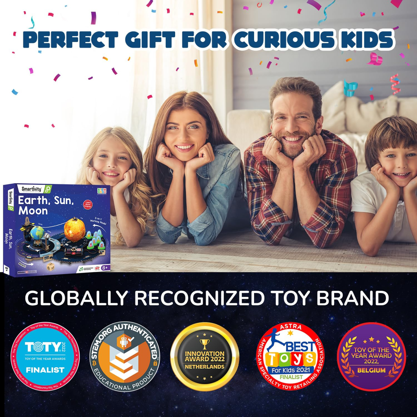 Smartivity Earth-Sun-Moon Space Toy for Kids 12-14 Years Old