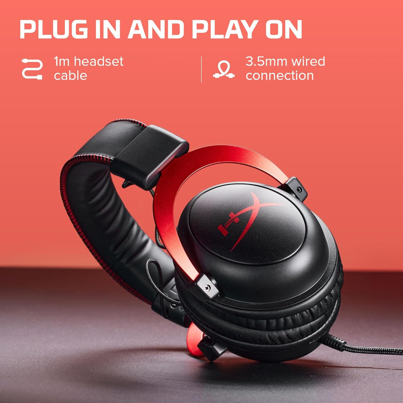 HyperX Cloud II – Wired Gaming Headset for PC, PS5