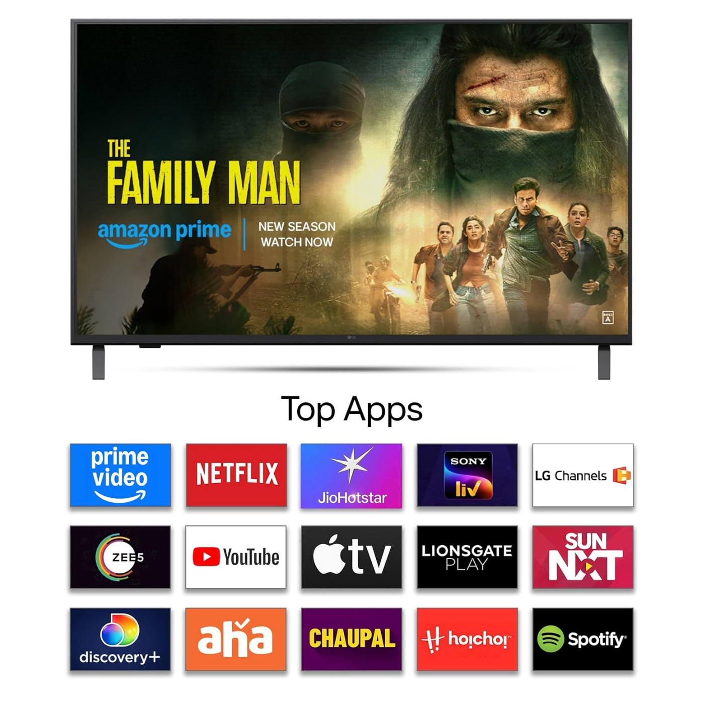 LG 108 cm (43 inches) UA82 Series 4K Ultra HD LED TV