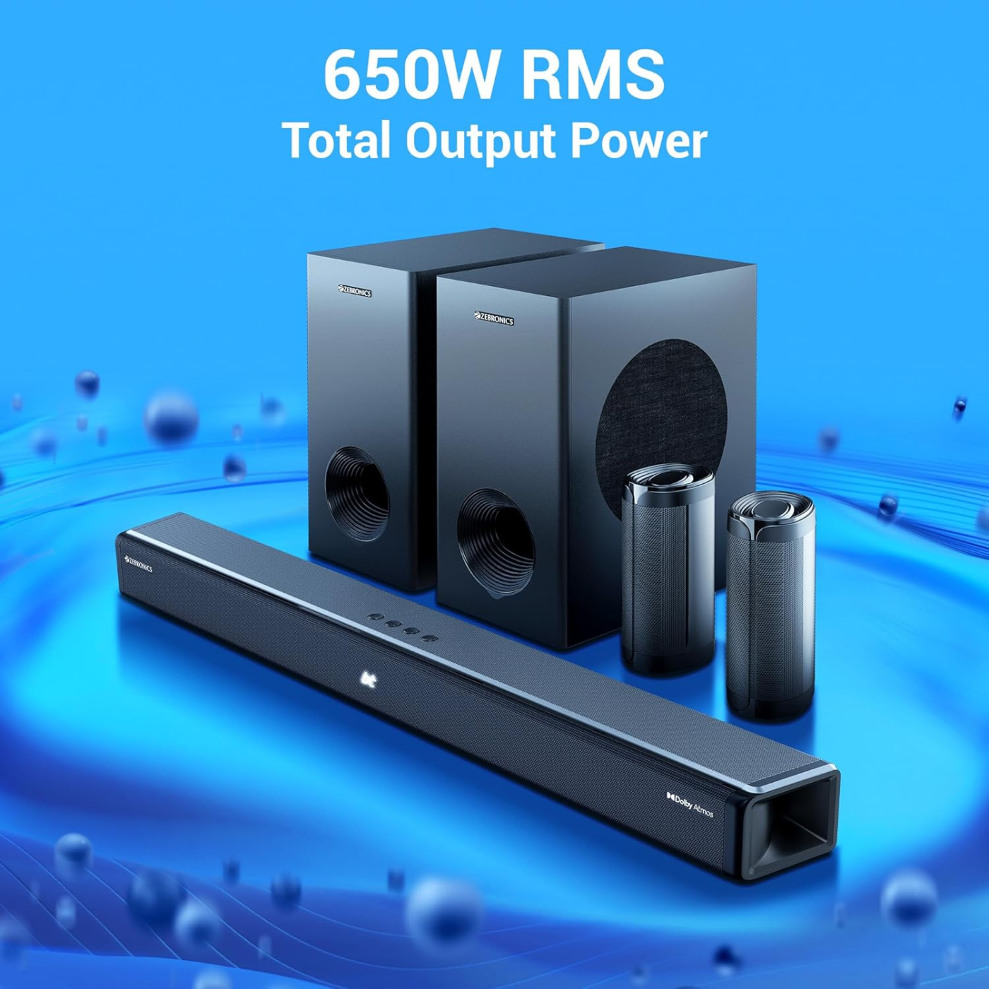 ZEBRONICS Juke BAR 9775, Dolby Soundbar, 650 Watts