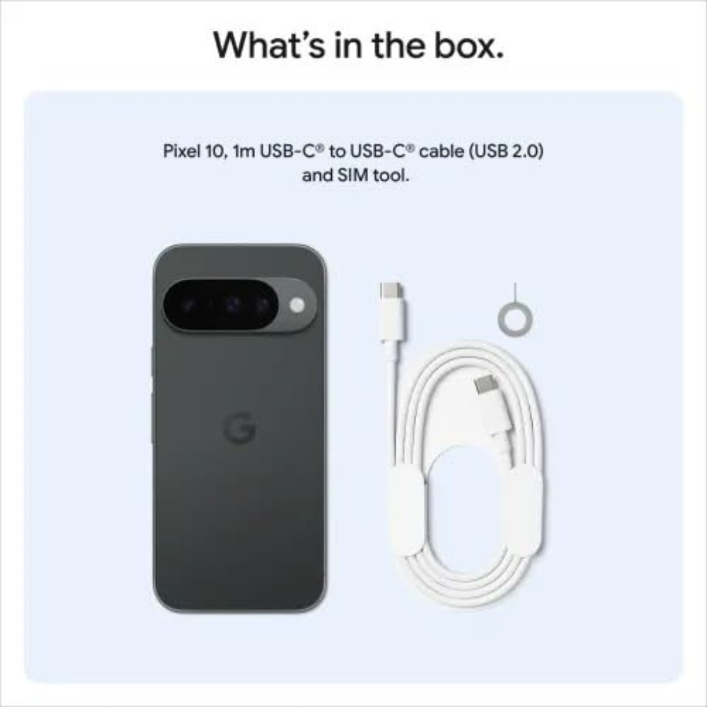 Google Pixel 10 5G (Obsidian, 12GB RAM, 256GB Storage)