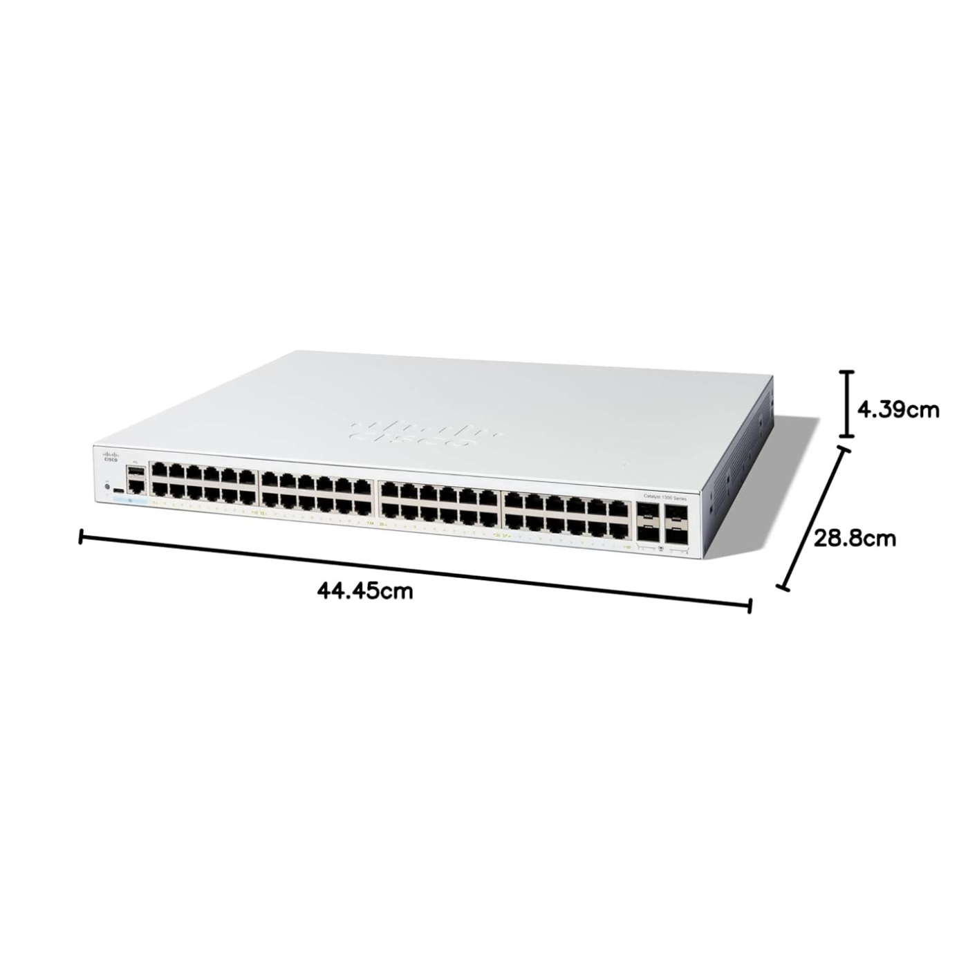 Cisco Catalyst 1300-48T-4G Managed Switch, 48 Port GE