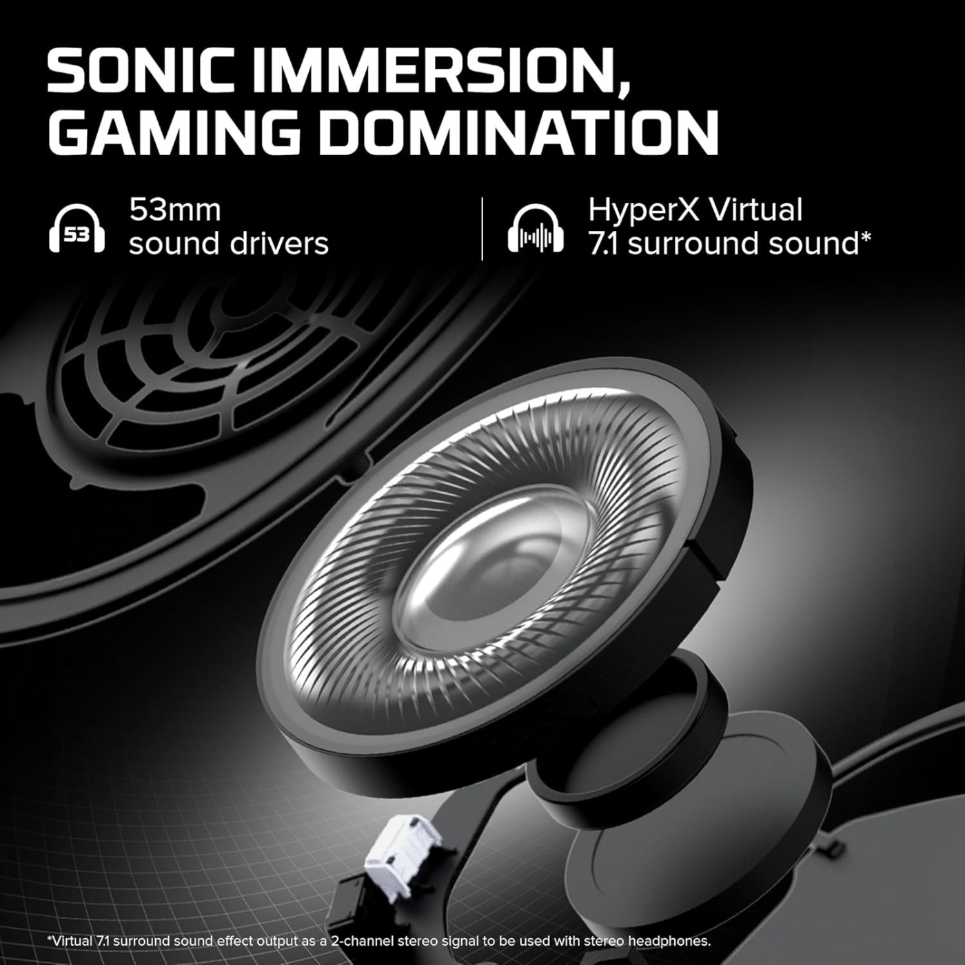 HyperX Cloud II – Wired Gaming Headset for PC, PS5