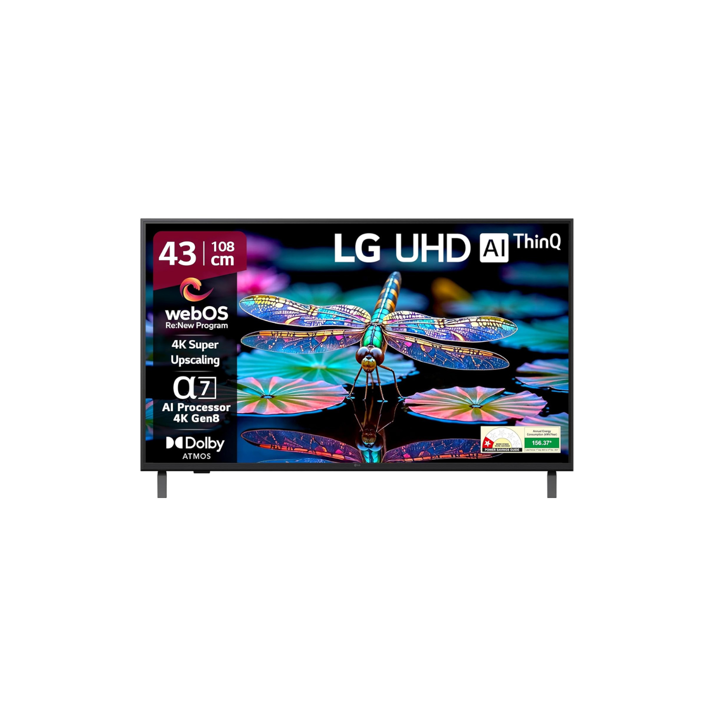LG 108 cm (43 inches) UA82 Series 4K Ultra HD LED TV