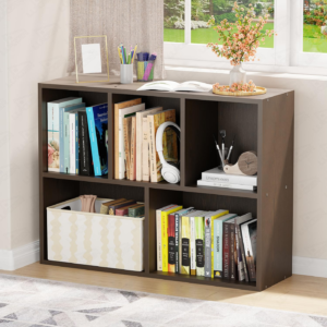 Lukzer 5-Shelf Multipurpose Bookshelf & Storage Rack