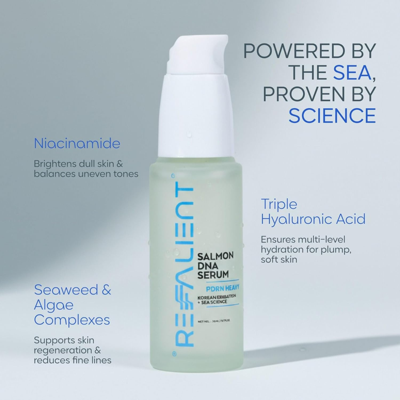 Salmon PDRN Serum by ReSealient. PDRN Heavy, Korean Sensation